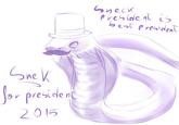 "Source":http://pre00.deviantart.net/3f4c/th/pre/f/2015/249/b/4/snek_for_president_by_lavendersketches-d98khz3.png