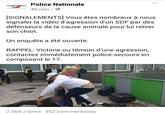 "Facebook post":https://www.facebook.com/PoliceNationale/photos/a.680865171979628.1073741836.259978937401589/926982344034575/?type=3&permPage=1

Translation:
[REPORTS] Many of you inform us the video assaulting a homeless man by animal rights advocates to remove his puppy. An investigation was opened. REMINDER: Victim or witnessed an assault, immediately contact Police -secours by dialing 17.