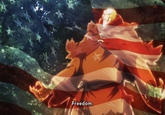 Freedom anime cg artwork