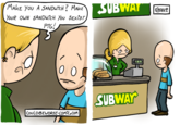 WAT YOUR OWN SANDwiCH You SEXiST piGi 13.31 SUBWAY L CouLDBEWORSE-COMiCoCoM
