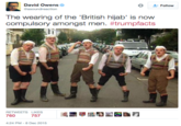 David Owens asoundreaction Follow The wearing of the 'British hijab' is now RETWEETS LIKES 760 757 4:24 PM-8 Dec 2015