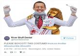 Halloween Costume "source":https://twitter.com/RiverBlufDental/status/660192076995297280