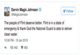 Magic Johnson's Tweet "Source":https://twitter.com/MagicJohnson/status/689282875397550080