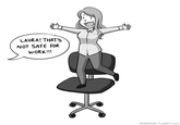 LAURA! THAT'S NOT SAFE FOR WORK!! 0 ukleleka he tumblr.com