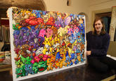 Artist: Nete Hangel

"source":http://mininete-perler.tumblr.com/post/138244551158/i-just-finished-the-first-part-of-my-project-on via "The Daily Dot":http://www.dailydot.com/geek/perler-bead-art-pokemon-nete-hangel/