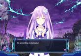 Nepgear All according to keikaku! 2016 IDEA FACTORYCOMPILE HEART All-rights reserved Licensed to and published by Idea-Factory International, Inc