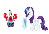Deviantart – <a href="http://bobsicle0.deviantart.com/art/Rarity-vs-Mr-Krabs-425302117">bobsicle0</a>