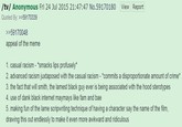 /tv/ Anonymous Fri 24 Jul 2015 21:47:47 No.59170180 Quoted By: >>59170339 View Report >59170048 appeal of the meme 1. casual racism - *smacks lips profusely 2. advanced racism juxtaposed with the casual racism - *commits a disproportionate amount of crime* 3. the fact that will smith, the lamest black guy ever is being associated with the hood sterotypes 4. use of dank black internet maymays like fam and bae 5. making fun of the lame scripwriting technique of having a character say the name of the film, drawing this out endlessly to make it even more awkward and ridiculous