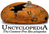 The logo of Uncyclopedia (Halloween).