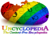 The Uncyclopedia logo from June 27, 2015 to July 10, 2015.