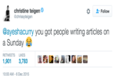 "Source":https://twitter.com/chrissyteigen/status/673517389301043201