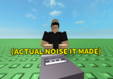 (ACTUAL NOISE IT MADE)