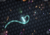 Image of Slither.io gameplay, a derivative of Agar.io.
