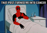 When you're dealing with abnormal amounts of cancer. THAT POSTTURNED MEINTO CANCER 0°