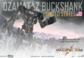 OZAMATAZ BUCKSHANK UNITED STATES T FIGHT MONSTERS WE CREATED MONSTERS WARNER BROS. PICTURES AND LEGENDARY PICTURES PACIFIC RIM SEQUENCES OF INTENSE LEGENDARY PG 13IN E LNUASIL PACIFICRIMMOVIE.COM FACEBOOK.COM/PACIFICRIMMOVIE WARNER BROS PICTURES
