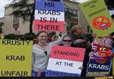 NG MR KRABS OP THERE KRUSTY STANDING KRAB AT THE KRABS 02/2212009 UNFAIR CONCES ifunny.CO