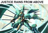 JUSTICE RAINS FROM ABOVE