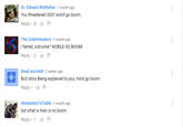 Dr. Edward Richtofen 1 month ago You threatened ISIS? world go boom. Reply . 4 lá The Exterminators 1 month ago I farted, outcome? WORLD GO BOOM Reply . 3 lé Dead account 2 weeks ago Bo3 story Being explained to you, mind go boom Reply- 1"タ1 dominator167able 1 month ago but what is train is no boom Reply. 1 lé 1