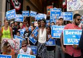 Bernie Supporters Protest DNC 2016 (Bryan Woolston/Reuters)
