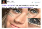 BILLY Billy Lee @Sosetsuken Follow @MarinaJoyce7 The Black Warriors kidnapped
