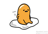 ボリボリ @gudetama sanrio 作株式会社サンリオ 0'13,'14 BANm。