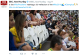 Empty Seats "source":https://twitter.com/BBC_HaveYourSay/status/763747779667750912