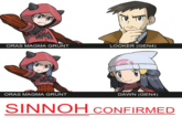 ORAS MAGMA GRUNT LOOKER (GEN4) ORAS MAGMA GRUNT DAWN (GEN4) SINNOH CONFIRMED