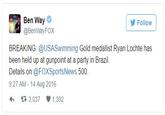 @BenWayFOX Tweet "source":https://twitter.com/BenWayFOX/status/764815780886286336