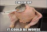 CHEER UP IT COULD BE WORSE