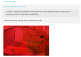 Thanks deep-throater: girlcock-delivery-service: Tumbir is the only website where you can be called morally bankrupt by someone who endorses shoplifting. Theres nothing wrong with shoplifting Imao