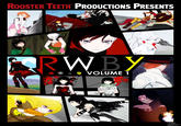 Rwby Volume 1 GTA Style Poster ROOSTER TEETH PRODUCTIONS PRESENTS At WBY ,)尚VOLUME 1