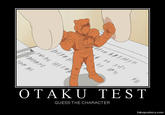 OTAKU TEST GUESS THE CHARACTER fakeposters.comm