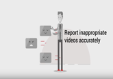 Report inappropriate videos accurately