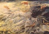 God the Father by Léon Frédéric Painting by Léon Frédéric