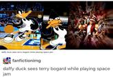 daffy duck sees terry bogard while playing space jam fanfictionimg daffy duck sees terry bogard while playing space jam