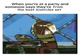 When you're at a party and someone says they're from the best bionicles set