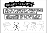 What's a record? Alt-text: "The 78-rpm era was closer to the Civil War than to today."