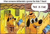 When someone deliberately ignores the Note 7 Recall THIS IS FINe. OC