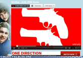 Gorillaz - Kids With Guns SUBSCRIBE NOW O O Subscribe7.6 7,679 videos ▼ VEVO 0:1613:46 ONE DIRECTION WATCH NOW O MUSIC.FAILBLOG.ORG