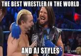 THE BEST WRESTLER IN THE WORLD AND AJ STYLES