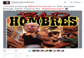 Khalid Abuhakmeh @buhakmeh * Follow I loved playing #BadHombres in the arcade Brings back memories. #debatenightY RETWEETS LIKES 30 37 2:38 AM-20 Oct 2016 37