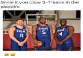 Smile if you blow 3-1 leads in the playoffs ㄩㄩ NBAMEMES USA USA USA