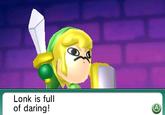 Lonk is full of daring!