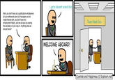 i got a decent sized dicc Well, you don't have any qualfications whatsoever, all your references are club managers youve made friends with, you dont have any employment history, and we all saw you eyeing the secretary on your way in. Anything else we should know? Team Noah Inc. WELCOME ABOARD! Cyanide and Happiness © Explosm.net