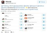 #Sandy @GSDDogLover Follow @1Talking_Stick @JjzjzjzbSex @twitter @Support @delbius @safety Another!@nana1212naa Sick demons! Here are the followers! pic.twitter.com/7VgJeBTHsW 9:39 PM-20 Nov 2016 ONumnon2124 el el @mekaael666 @alOk3bi enrique godin @enrigod @7PbYAV4k7gD3Igo go ー ar- @cagnextel Roman @memine1209 Ta Tudo Loko ta loko e Elis Dawson @elistwink2 @xzizo14 29 21