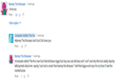 Barney The Dinosaur 1 week ago I love you. Reply . 38 1 Hide replies Computer Addict The Fox 1 week ago Barney The Dinosaur And Cool Cat loves you Reply . lé 1 흘 Barney The Dinosaur 1 week ago +Computer Addict The Fox man f--- that bitchass n---- f--- boy ass cat, bitchass aint cool and why the f--- daddy dipship talking trash about me saying cool cat is cooler than baney the dinosaur I bet that n---- wont say it to my face eat the m----------- Reply . 7 lé