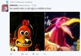 Be Careful Who You Call "Ugly" in Middle School JJBA Confessions retwitteó Adenine @adeninesuts 13 abr be careful who u call ugly in middle school 601 504s