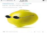 8:38 PM reddit.com #0000 Verizon r/dankmemes imgur 12017 NEW YEAR NEW MEME u/EternallySexual 20h 45 Comments