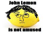 John Lemon is not amused