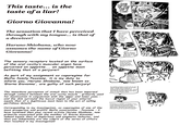 THIB TASTE... Ie THE This taste... is the taste ofa liar! LIARI Giorno Giovanna! GiO The sensation that I have perceived through with my tongue... is that of a deceiver! This sensation that I have perceve contact with my tongueis that of a Haruno Shiobana, who nouv assumes the name of Giorno Giovanna! Harune Shiebens, Giavanna The sensory receptors located on the surface of the oral cavity's muscular organ have perceived an appetite... an appetite most befitting that of a perjurer! rgan ha As part of my assignment as caporegime for Mafia family Passione, it is my duty to inform you, Haruno Shiobana, now known as Giorno Giovanna', are guilty of such perjury! The immediate perception of stimuli that has been imparted through contact between the oral cavity muscle primarily used for mastication in conjunction with the upper and lower jaws - and the skin surround the buccal region of your anterior... equals that of a dupliticous most keen to the act of selling perfidious details! ︸·mme-wil-se-- Corresponding to my investigation, as caporegime of one of the most prosperous and prolific Mafia associations Passione - I have surmised that your recent activty Haruno Shiobana, now primarily associated with the moniker of Giorno Giovanna', indeed equals that of duplicitous and enigmatic behavior, and that you indubitably are the culprit of the series of affairs that resulted in my investigation! .